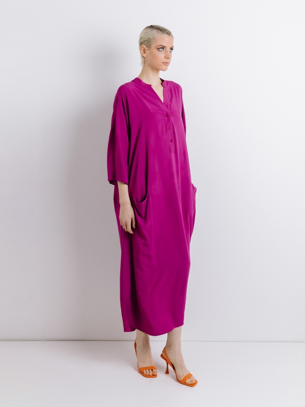 Viscose oversize dress