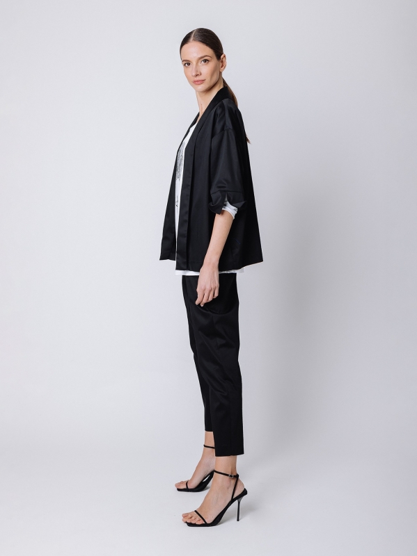 Giacca kimono satin Martino Midali Store