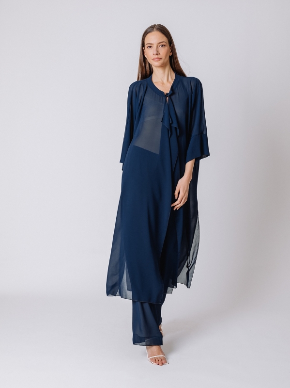 Double chiffon kaftan