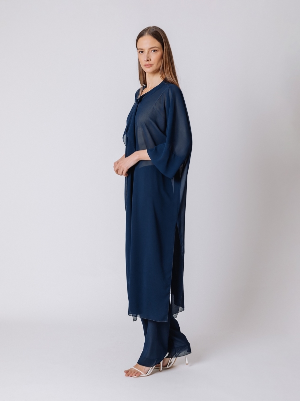 Double chiffon kaftan