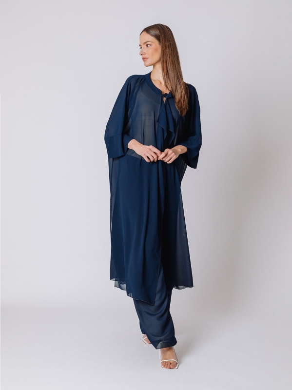 Double chiffon kaftan