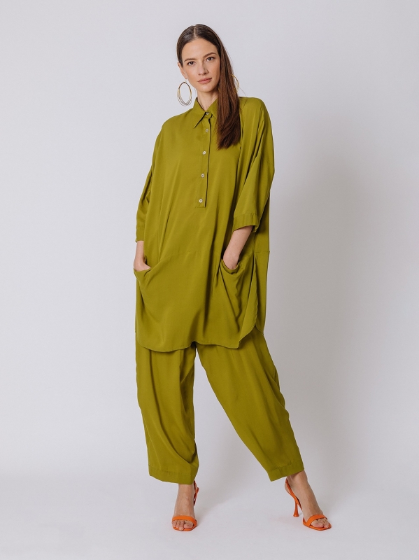 Viscose oversize shirt