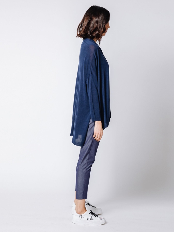 Maxi cardigan Blue