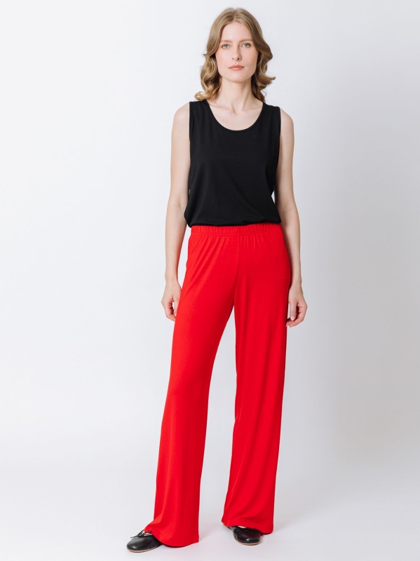 Soft jersey trousers