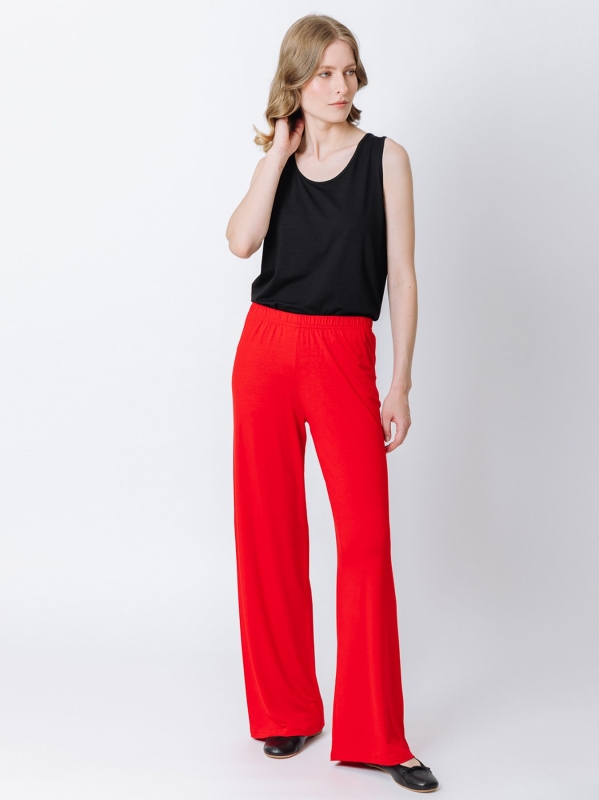 Soft jersey trousers