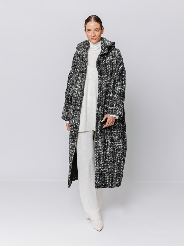 Wool Tweed Coat