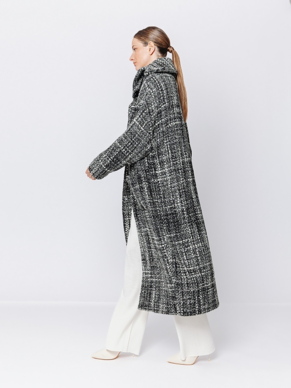 Wool Tweed Coat