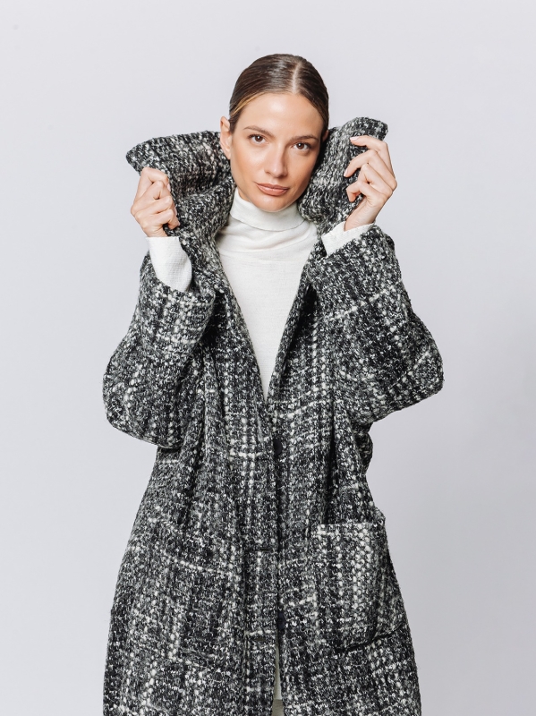 Wool Tweed Coat