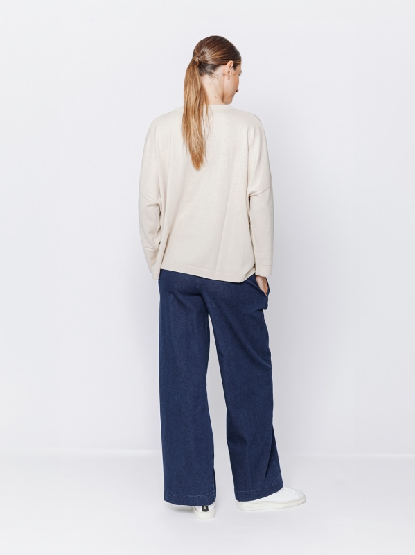 Oversize line shirt