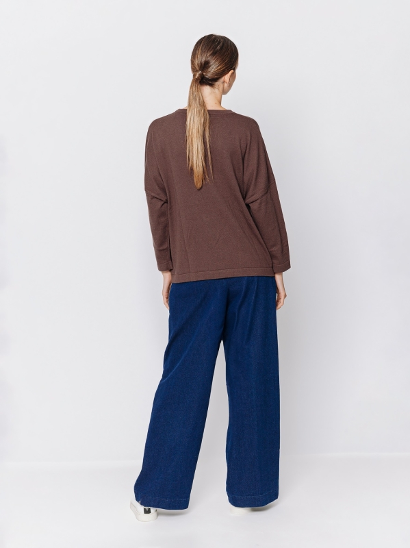 Oversize line shirt