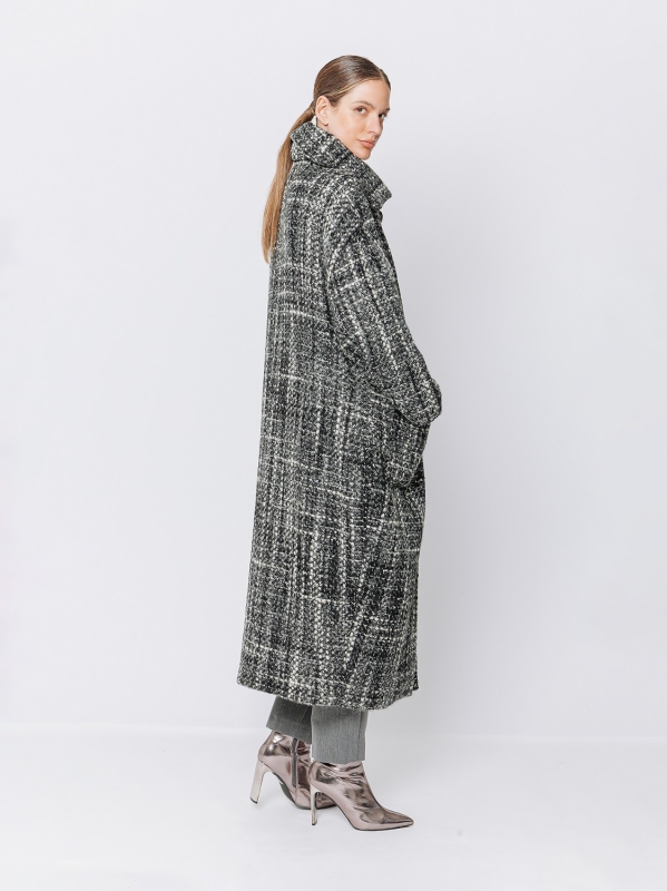 Wool Tweed Coat