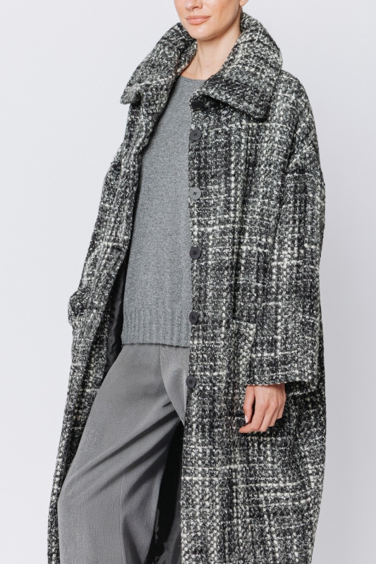 Wool Tweed Coat