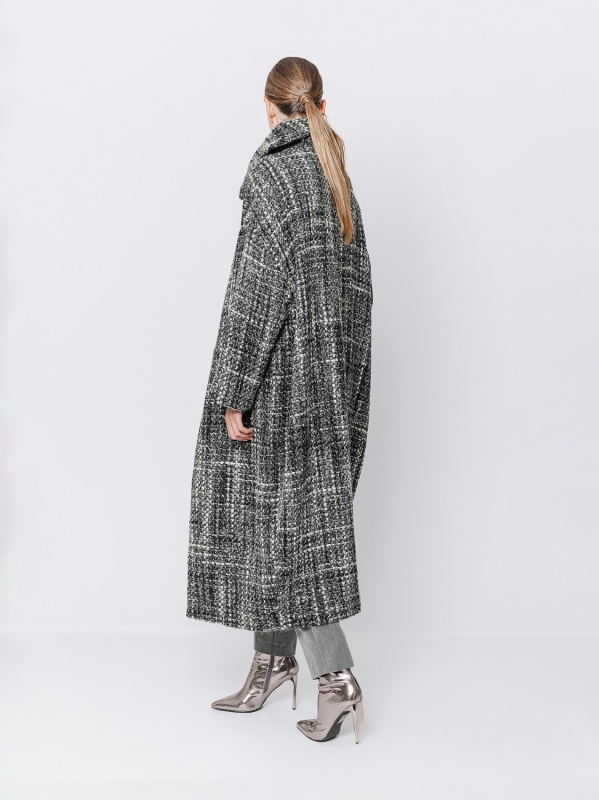 Wool Tweed Coat