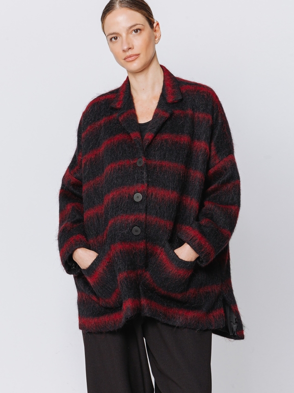 Giacca oversize in Alpaca