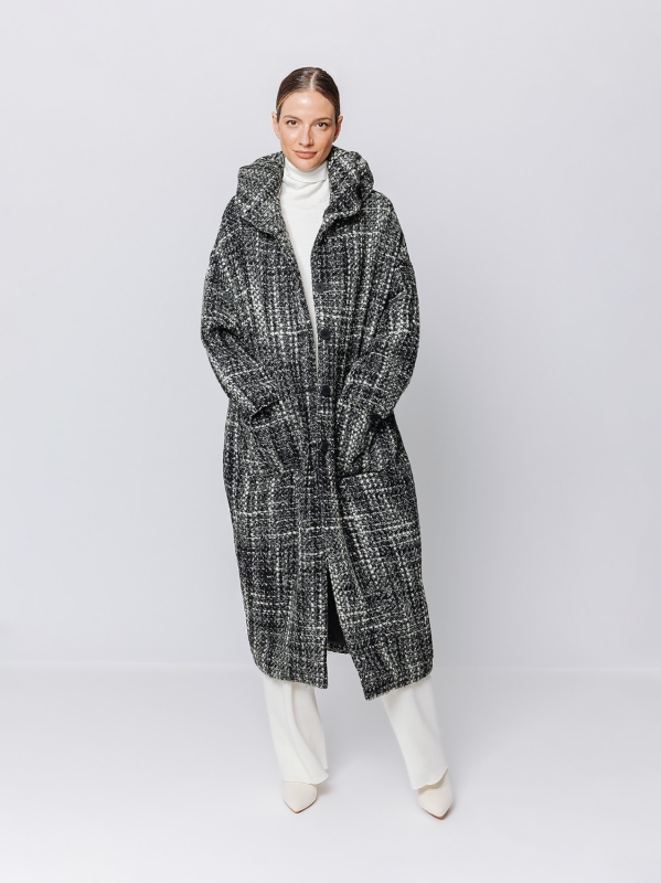 Wool Tweed Coat