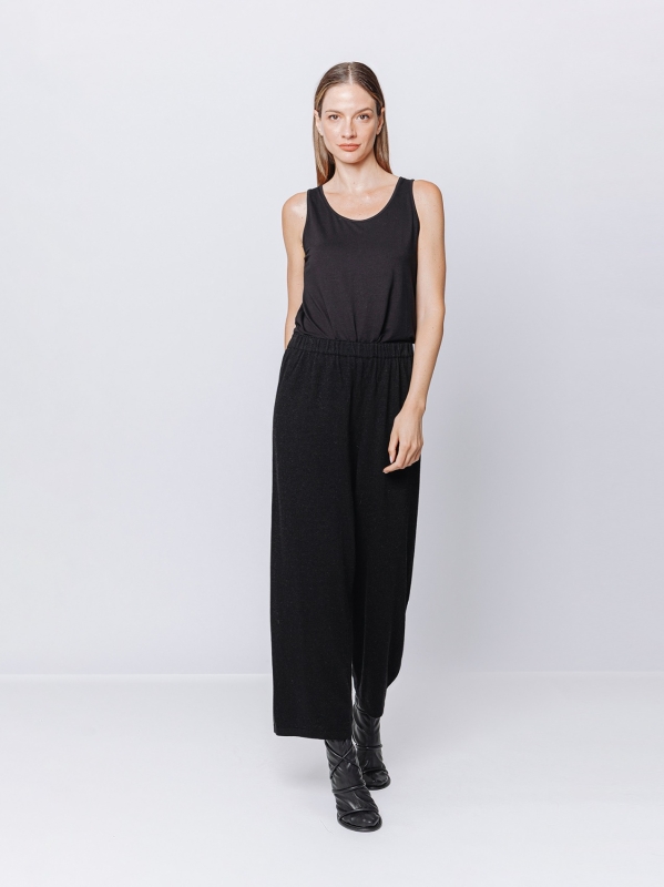 Gentle Touch Knit Gaucho Pants