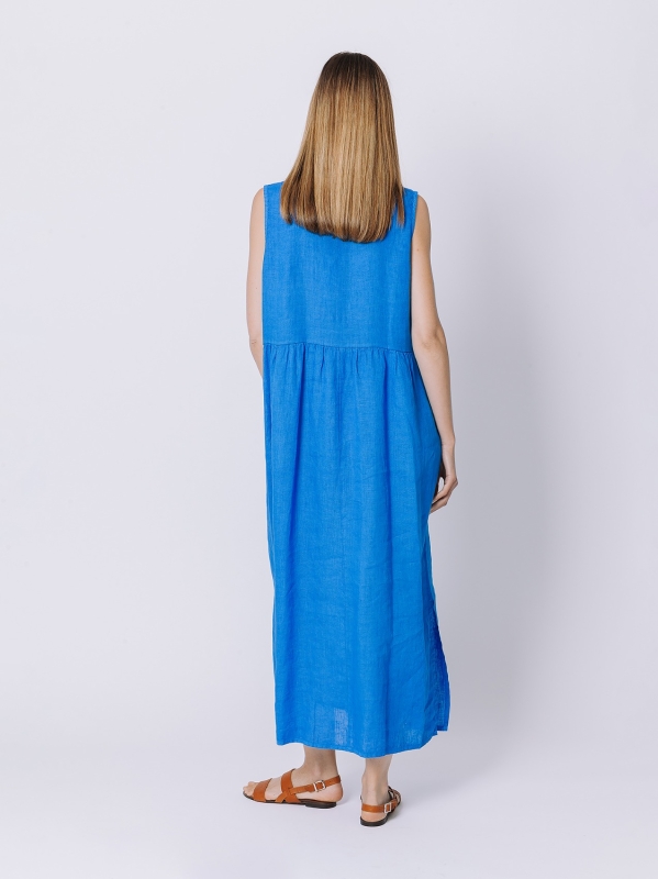 Linen tank dress