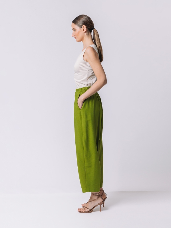 Viscose gaucho trousers