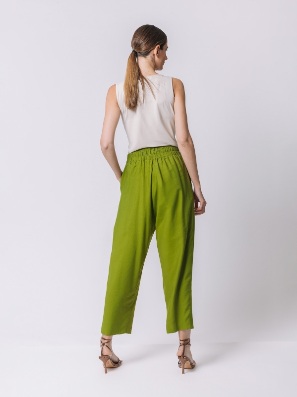 Viscose gaucho trousers