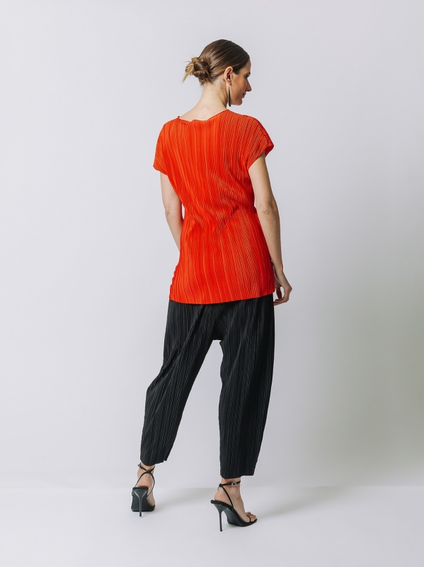 Pleated t-shirt 