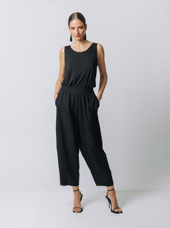 Viscose gaucho trousers