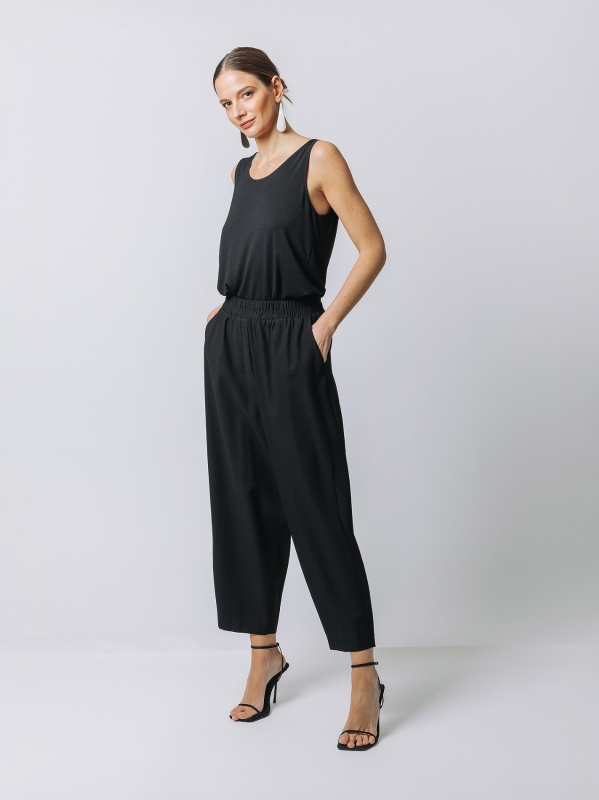 Viscose gaucho trousers