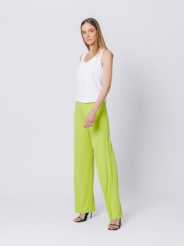 White Stretch trousers