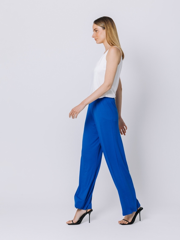 White Stretch trousers