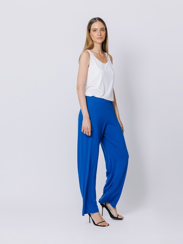 White Stretch trousers