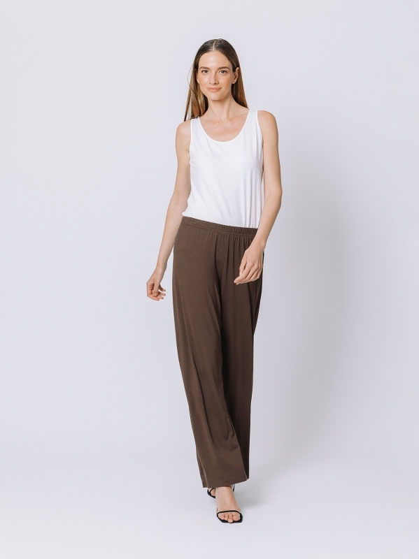 White Stretch trousers