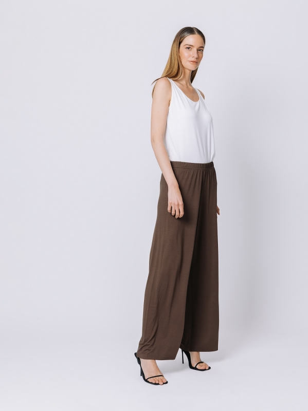 White Stretch trousers