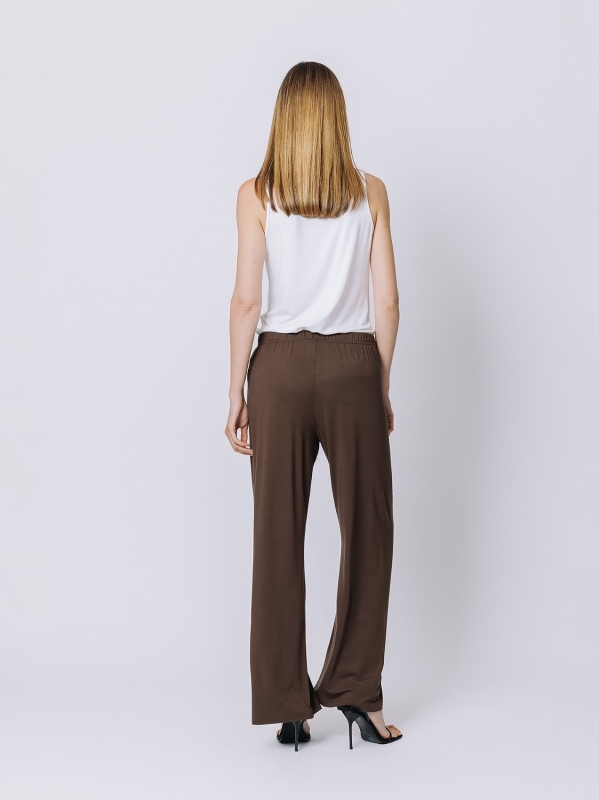 White Stretch trousers