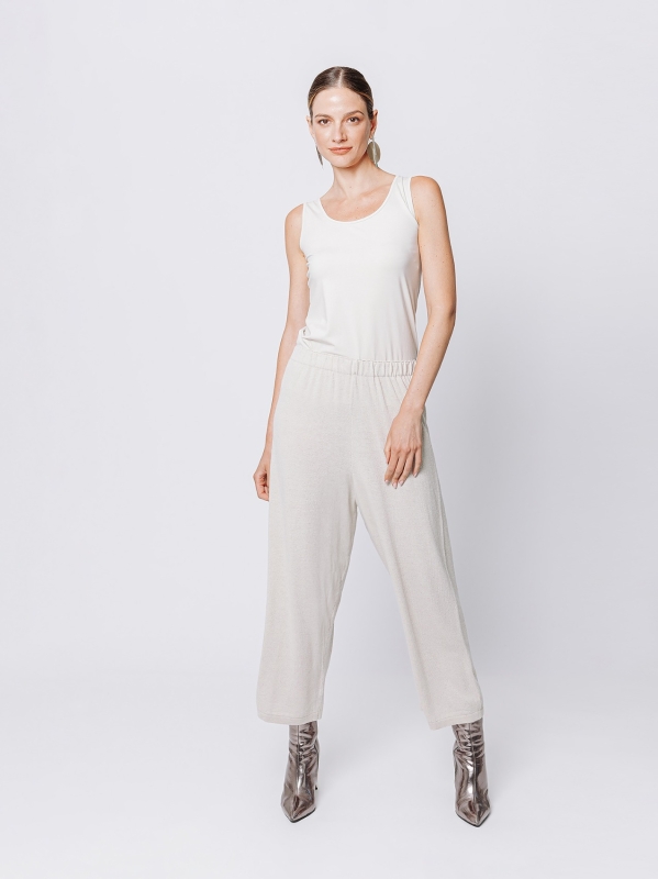 Pantaloni gaucho in maglia Gentle Touch