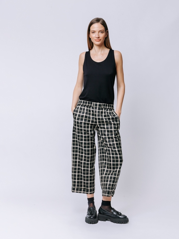 Pantalone cropped CHECK