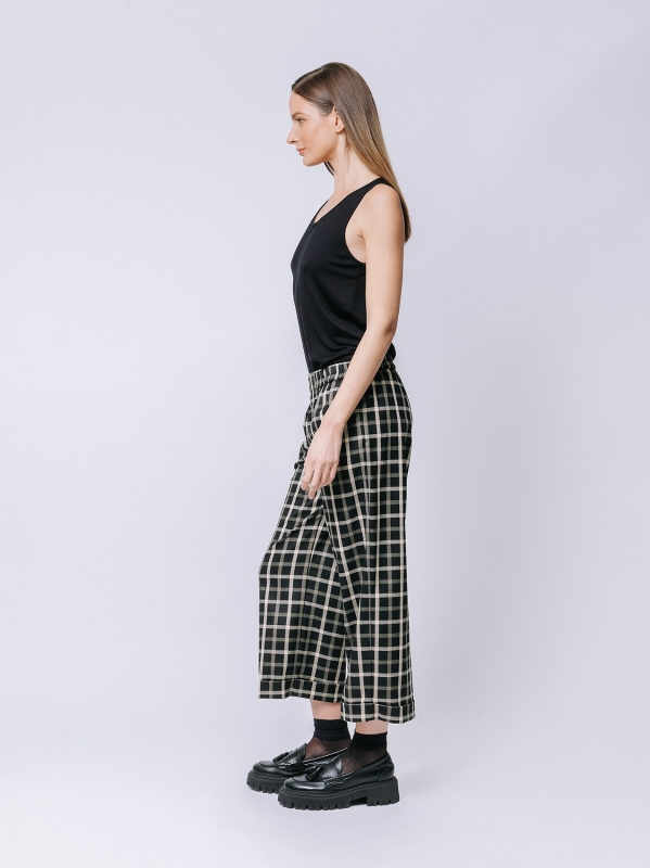 Pantalone cropped CHECK