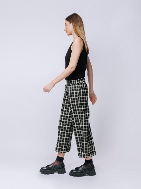 Pantalone cropped CHECK