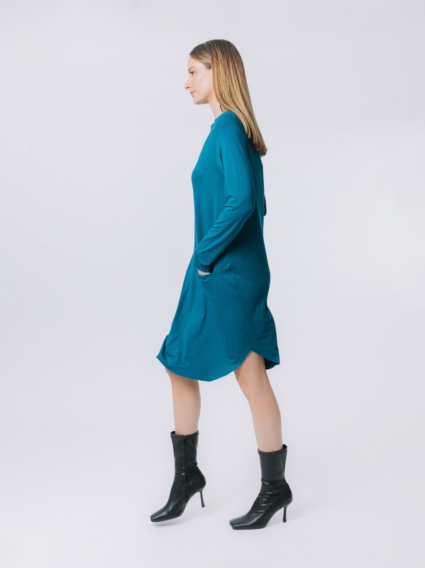 Cocoon dress in jersey