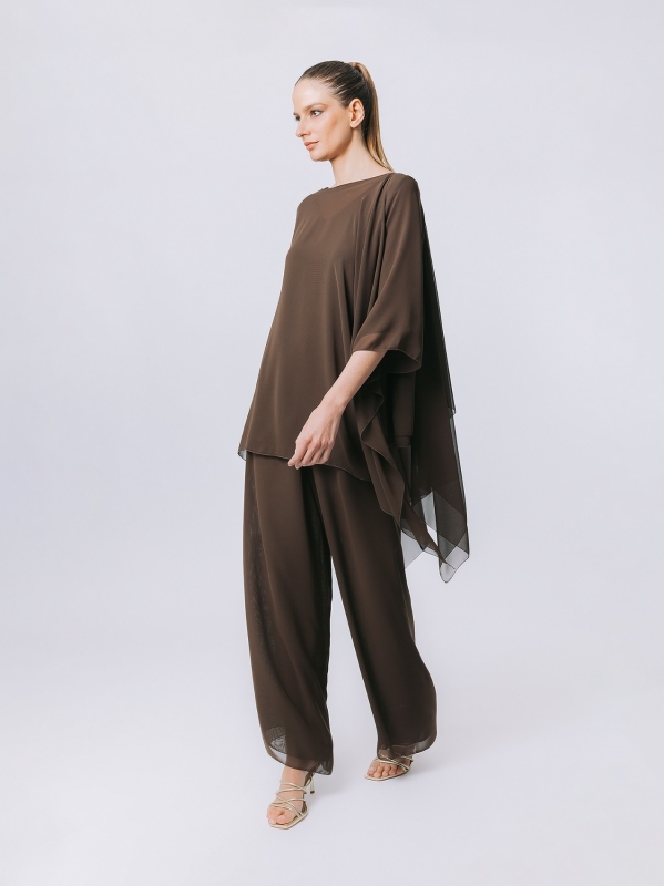 Chiffon poncho