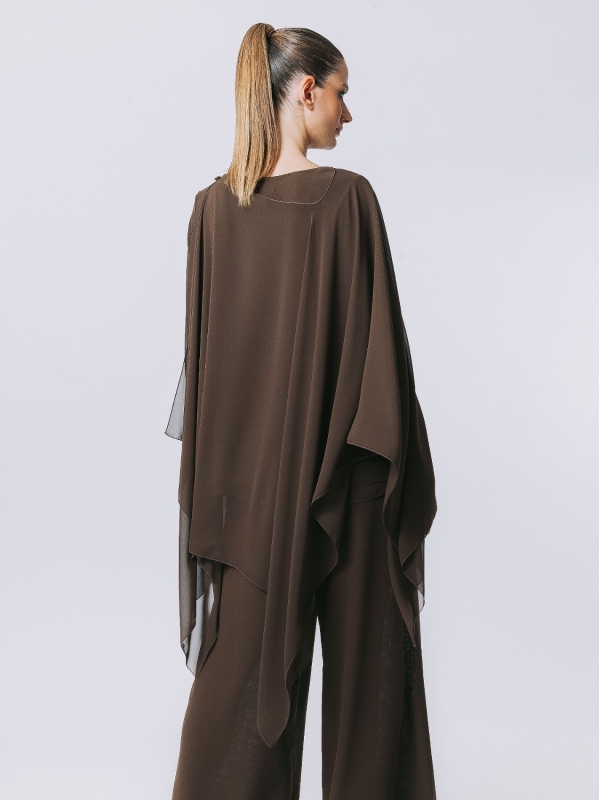 Chiffon poncho