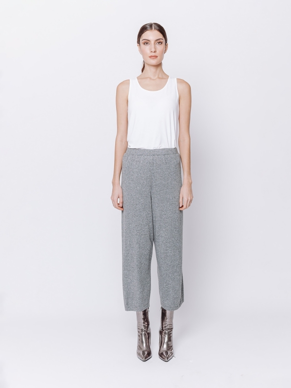 Gentle Touch Knit Gaucho Pants