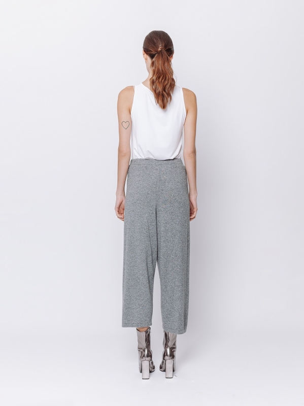 Gentle Touch Knit Gaucho Pants