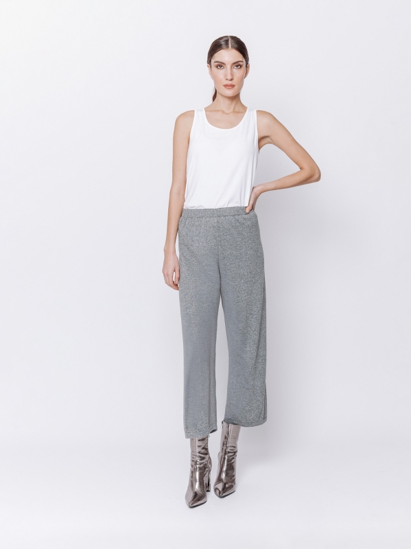 Gentle Touch Knit Gaucho Pants