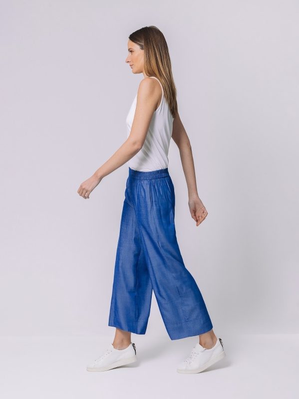 Pantalone chambray