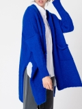 Cardigan rettangolo BLU ELETTRICO Martino Midali Store